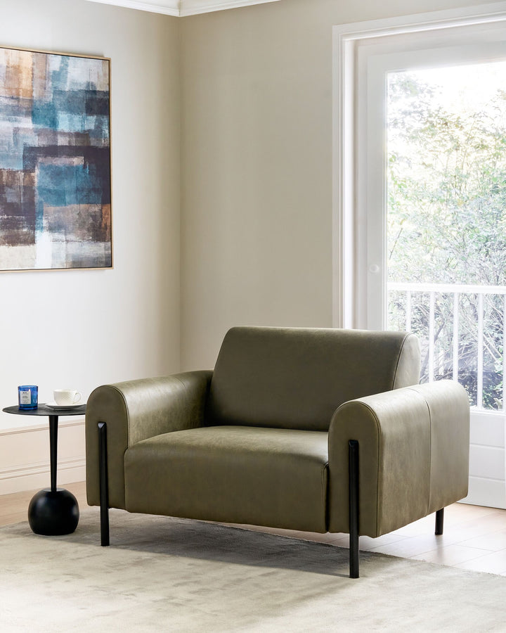 Askim Armchair Dark Green