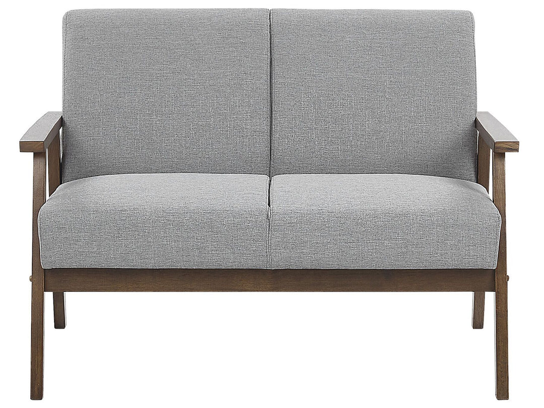 Asnes 2 Seater Fabric Sofa Grey