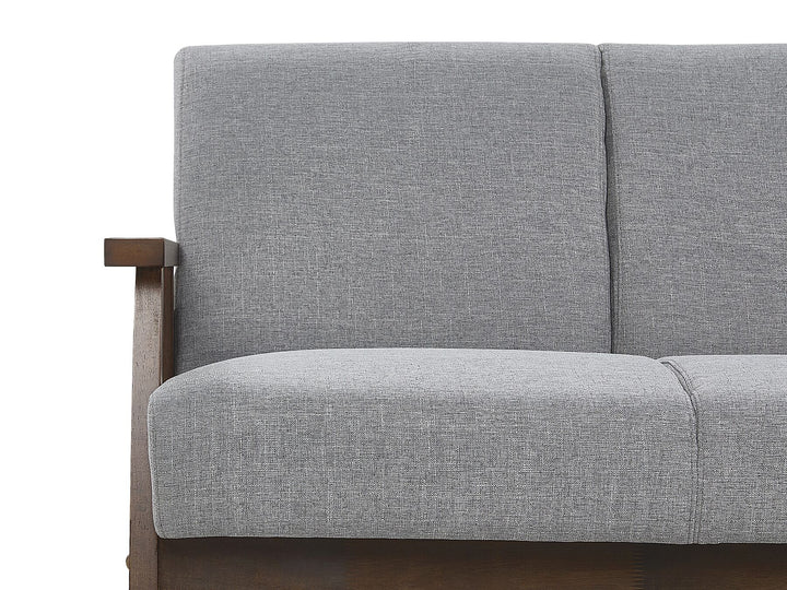 Asnes 2 Seater Fabric Sofa Grey