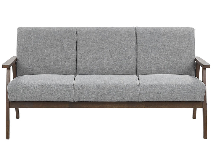 Asnes 3 Seater Fabric Sofa Grey