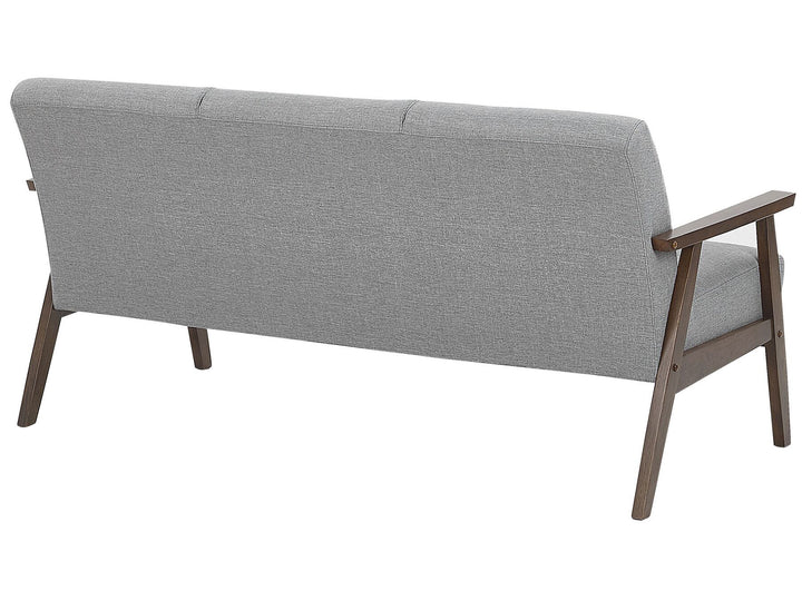 Asnes 3 Seater Fabric Sofa Grey