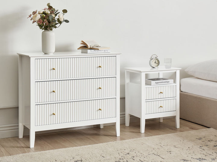 Assisi 3 Drawer Chest White