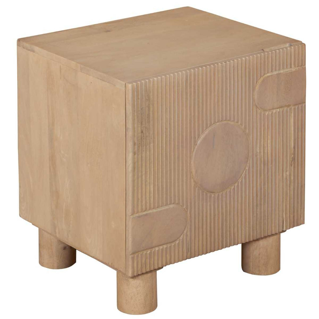 Austin Solid Mango Wood Bedside Table