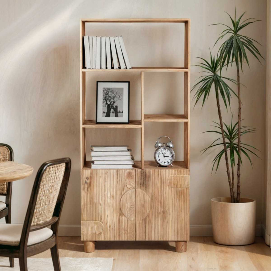 Austin Solid Mango Wood Bookcase