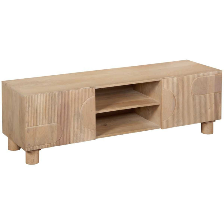 Austin Solid Mango Wood Tv Cabinet