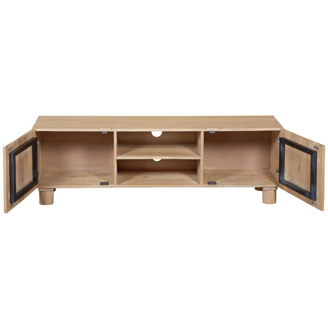 Austin Solid Mango Wood Tv Cabinet