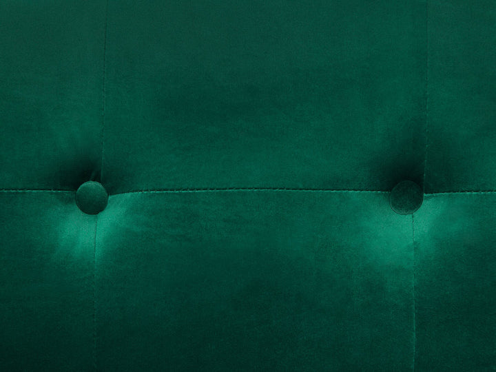 Avaldsenes 3 Seater Velvet Sofa Emerald Green