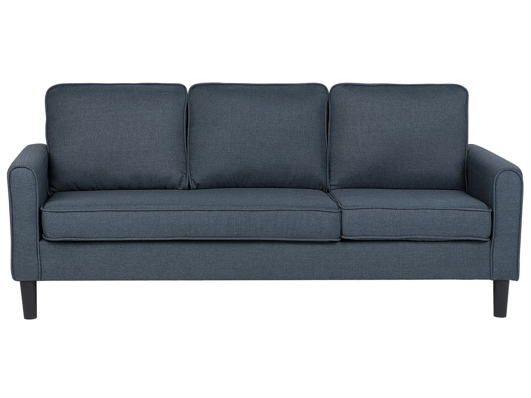 Avesta 3 Seater Fabric Sofa with Ottoman Dark Grey