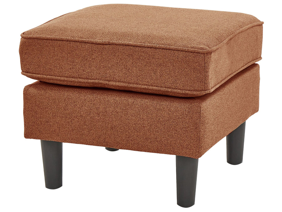 Avesta 3 Seater Fabric Sofa with Ottoman Golden Brown