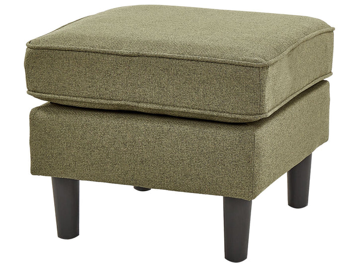 Avesta 3 Seater Fabric Sofa with Ottoman Green