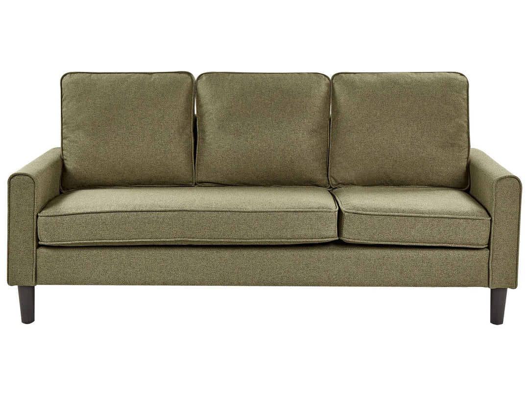 Avesta 3 Seater Fabric Sofa with Ottoman Green