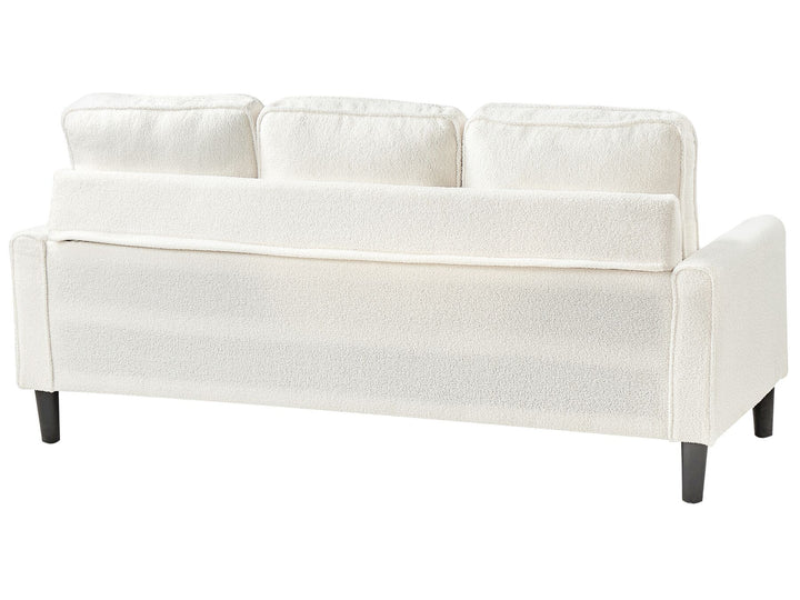 Avesta 3 Seater Sofa with Ottoman Boucle White