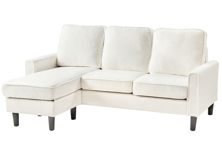 Avesta 3 Seater Sofa with Ottoman Boucle White