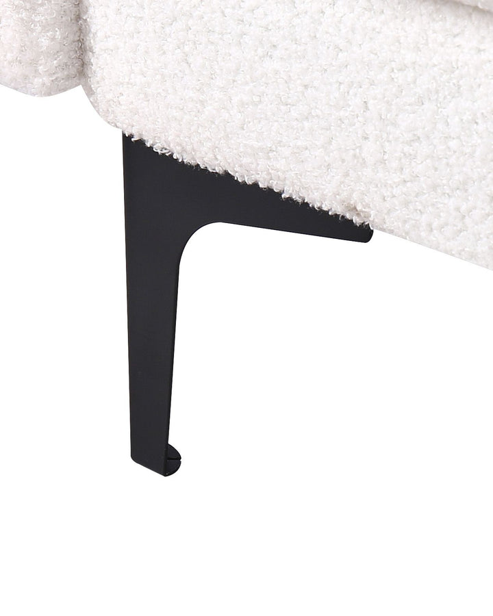 Alnes Armchair Boucle White