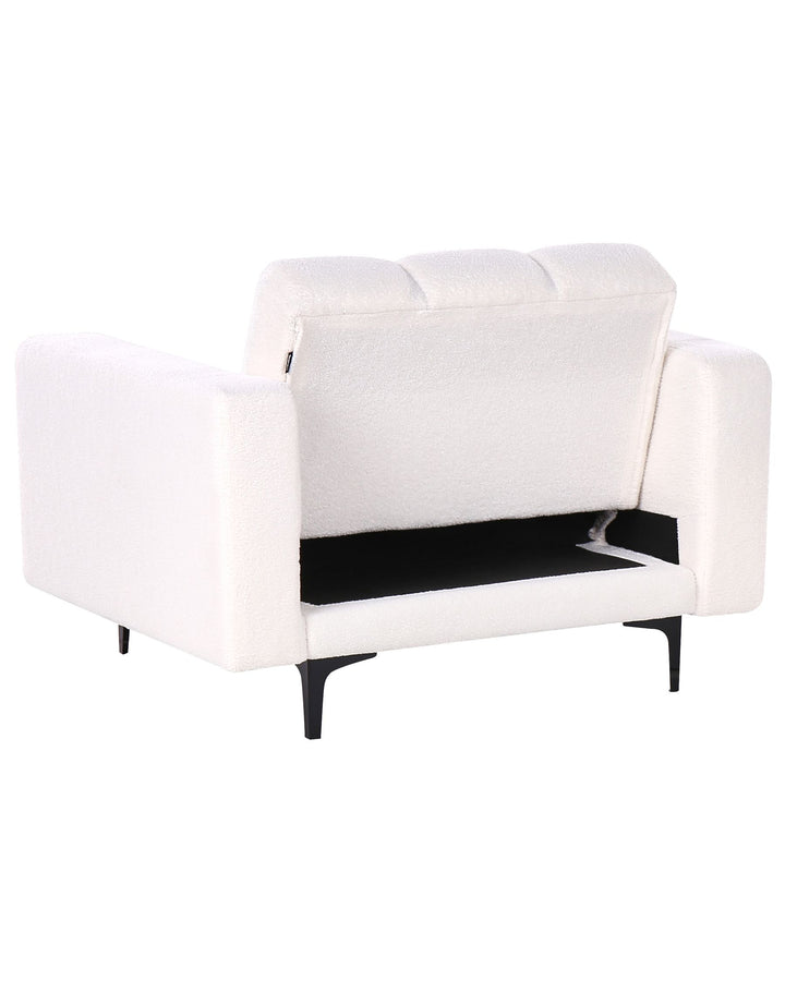 Alnes Armchair Boucle White