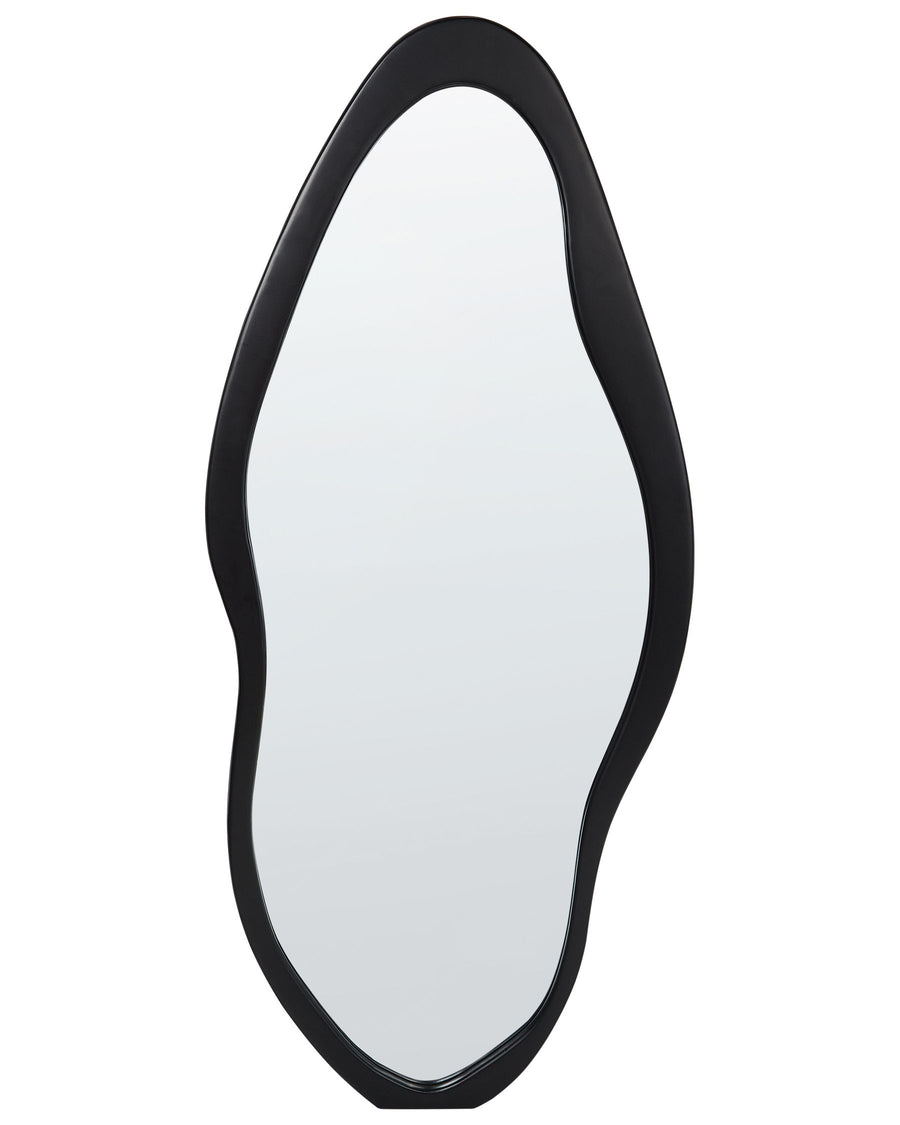 Blet Wall Mirror Wood Black