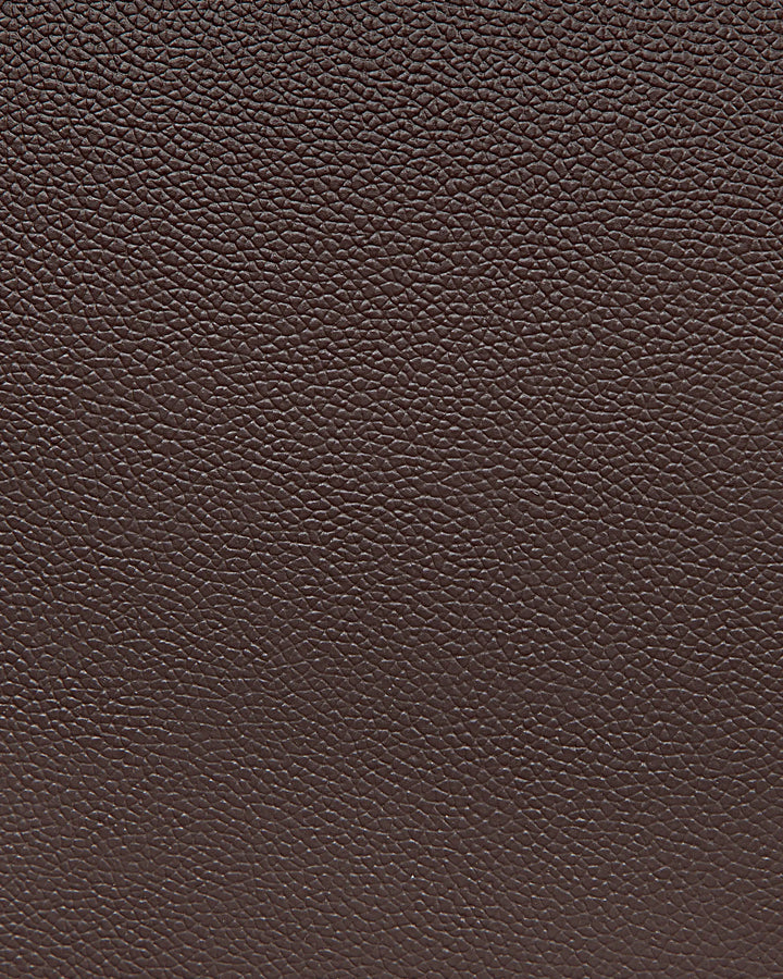 Armchair Leather Dark Brown Acevedo