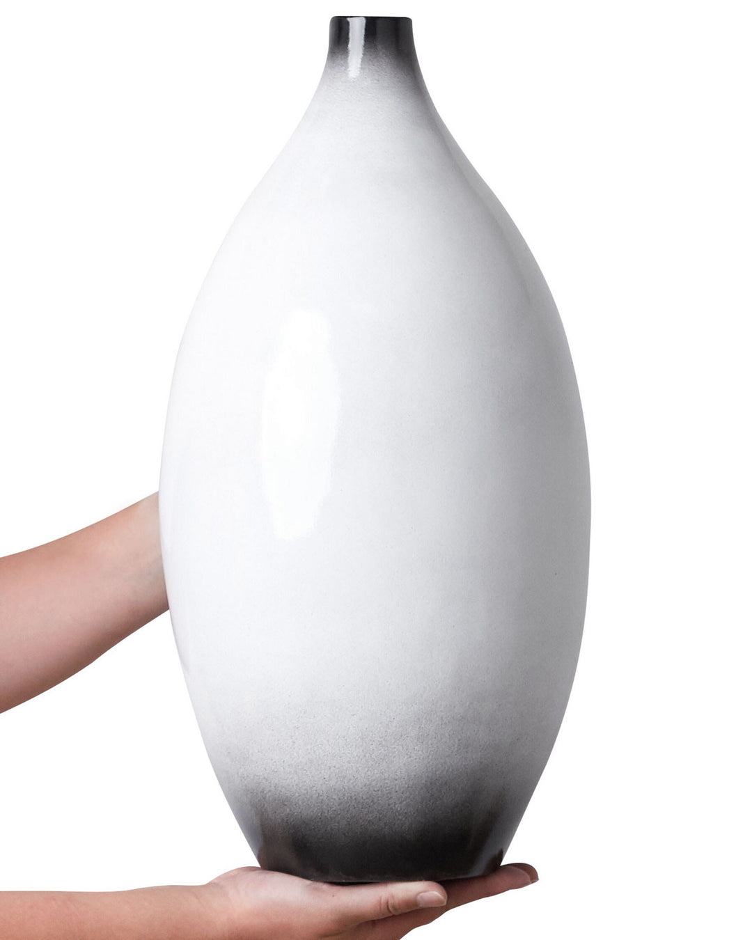 Baeza Decorative Vase Ceramic 46 cm White
