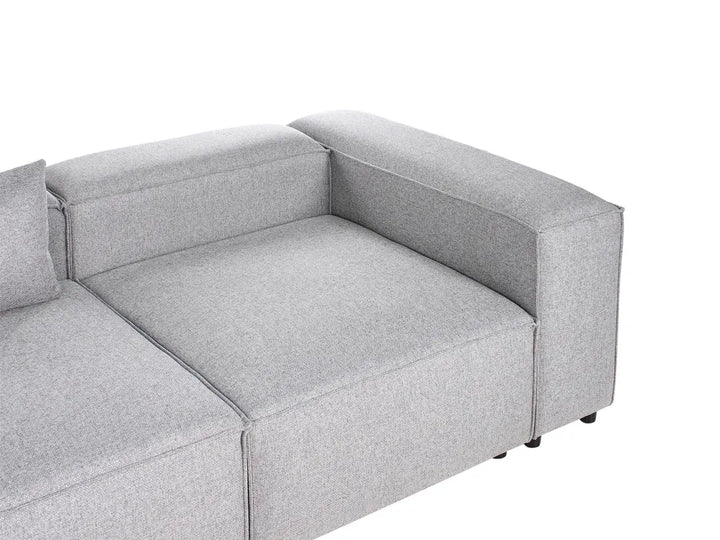 Modular Corner Sofa 4 Seater Grey Right Hand Meneses