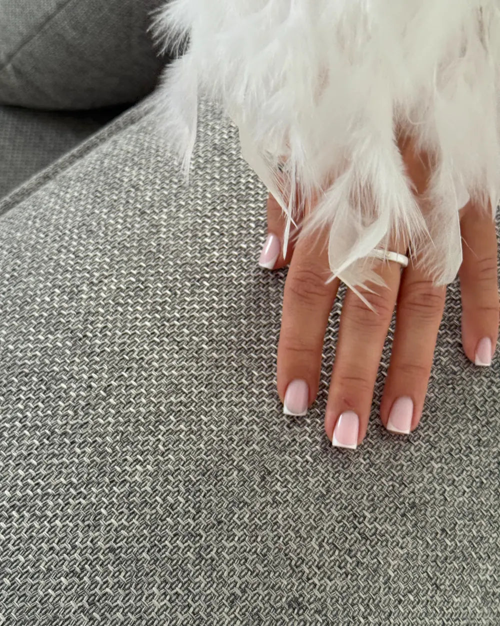 Modular Corner Sofa 4 Seater Grey Right Hand Meneses