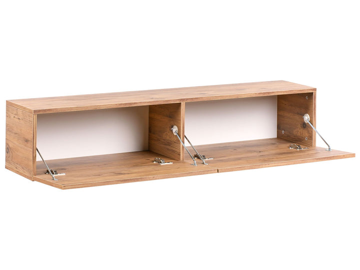 Wall Mounted TV Stand Brown Antoni