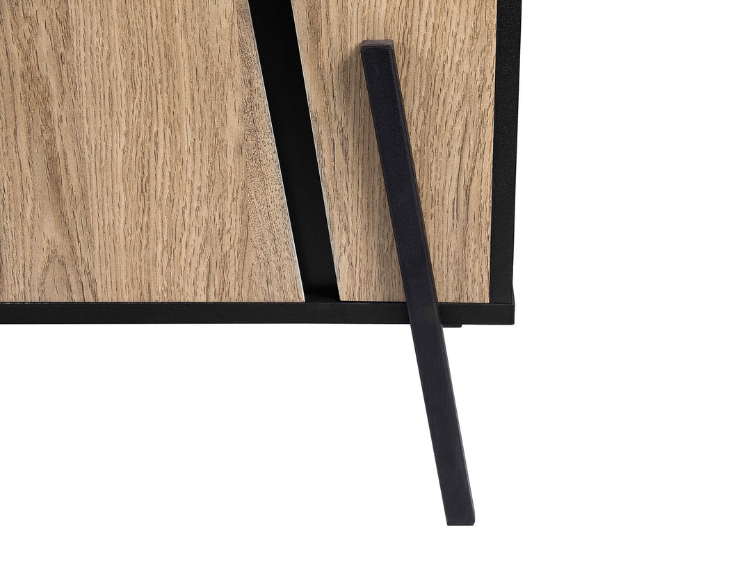 2 Door Sideboard Brown/ Black Eilisha