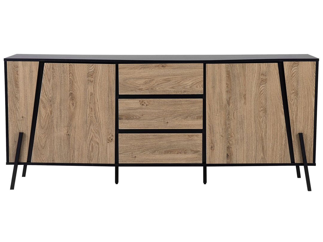 2 Door Sideboard Brown/ Black Eilisha