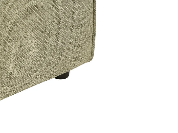 Modular Corner Sofa 4 Seater Light Green Left Hand Meneses