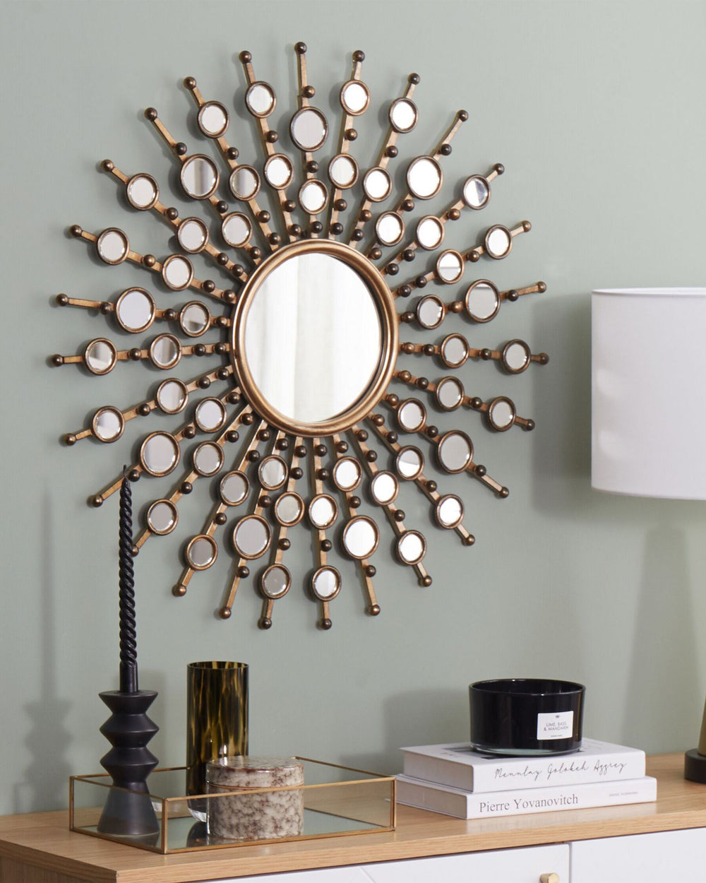 Blois Wall Mirror Metal Gold