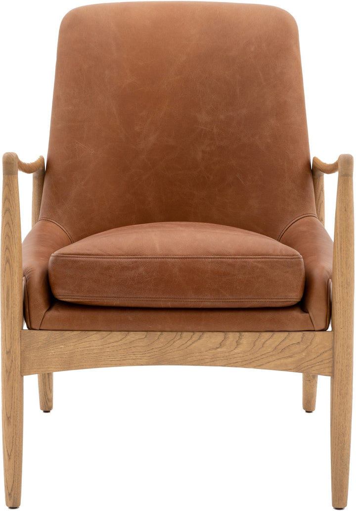 Carrera Armchair Brown Leather