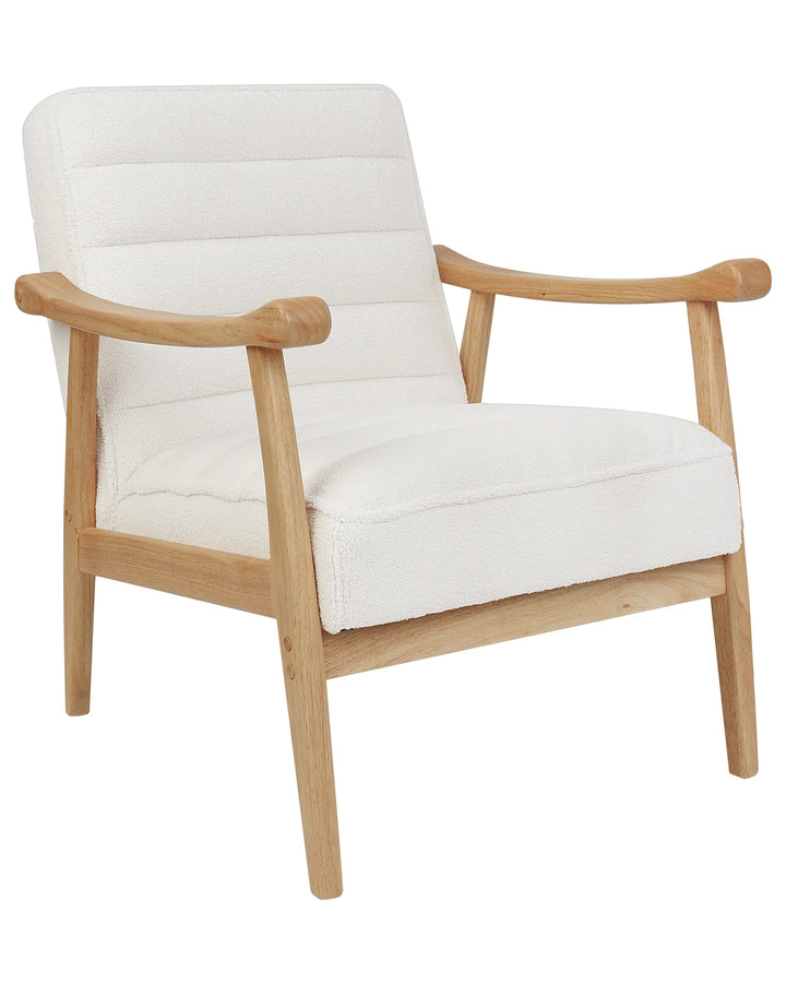 Leknes Armchair Boucle Off-White