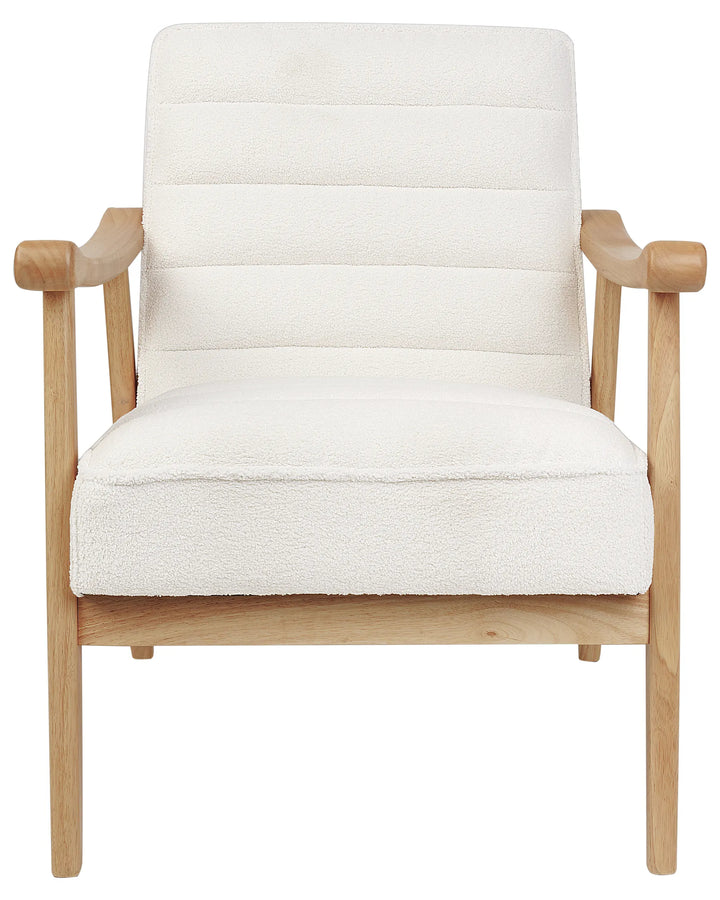 Leknes Armchair Boucle Off-White