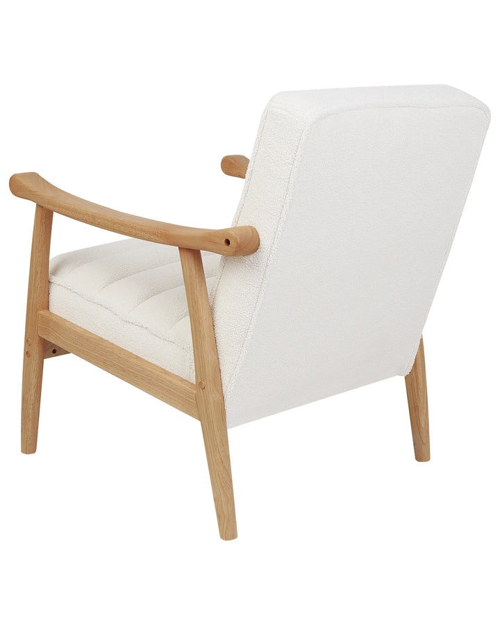 Leknes Armchair Boucle Off-White