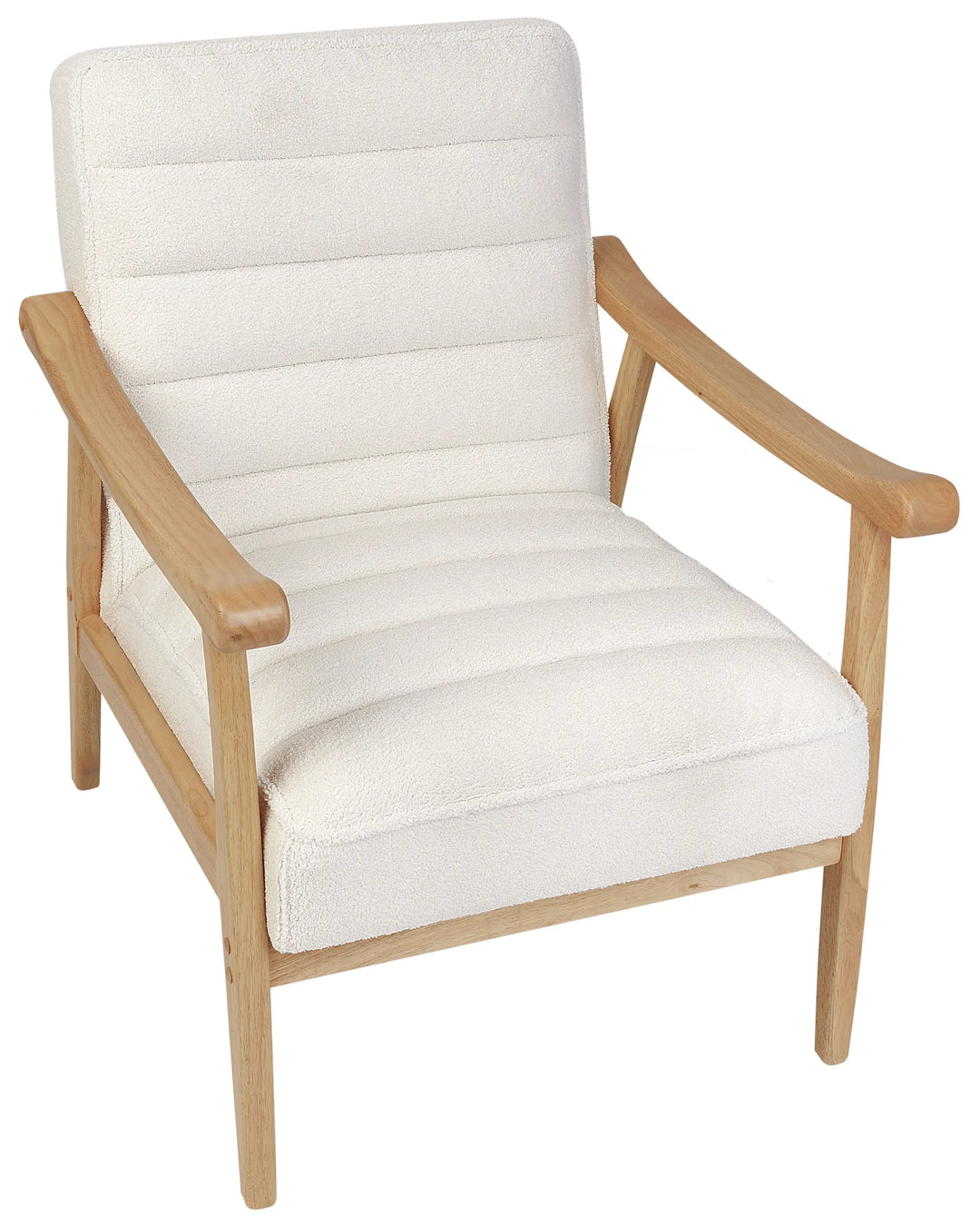 Leknes Armchair Boucle Off-White