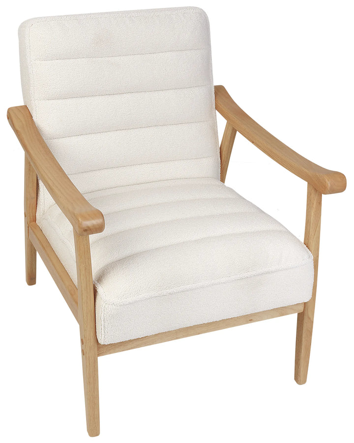 Leknes Armchair Boucle Off-White