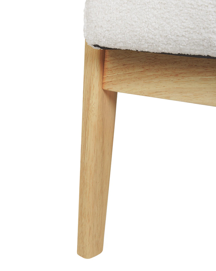 Leknes Armchair Boucle Off-White