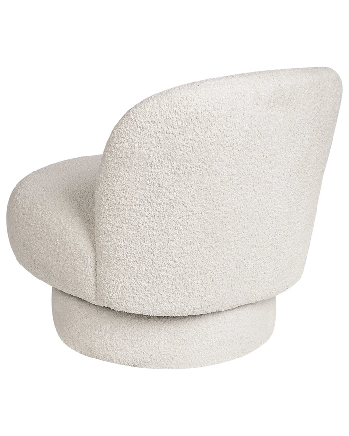 Aylo Swivel Armchair Boucle Off-White