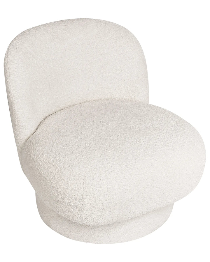 Aylo Swivel Armchair Boucle Off-White