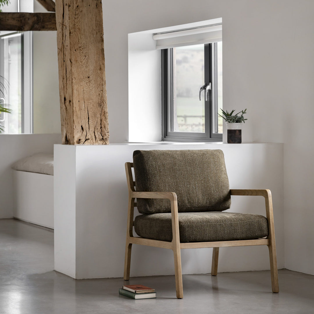 Cortona Armchair Moss Green