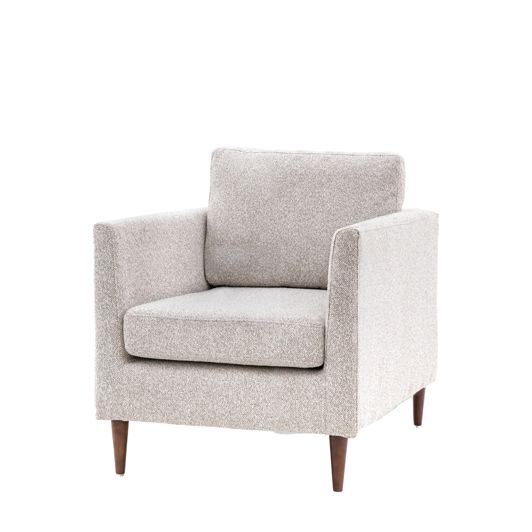 Homsa Fabric Armchair Natural