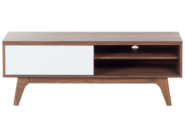 TV Stand Brown/ White Aronoff