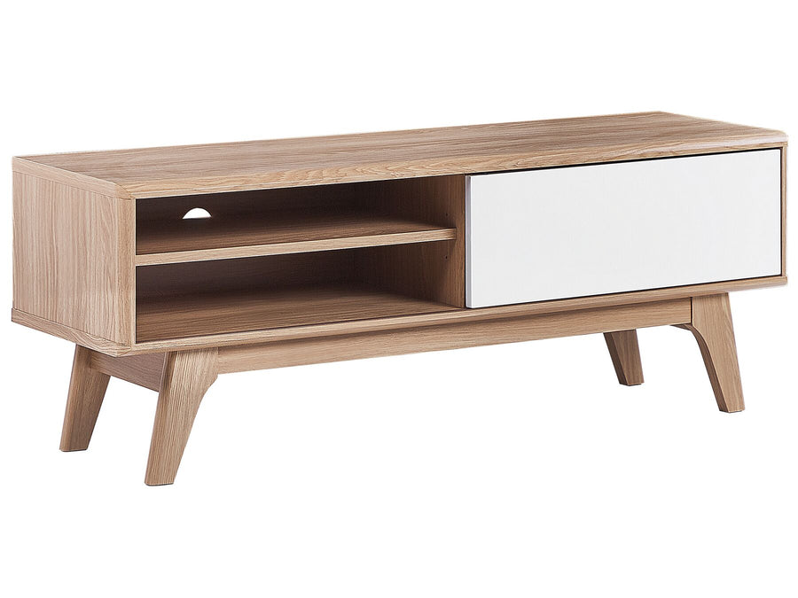 TV Stand Brown/ White BUFFALO
