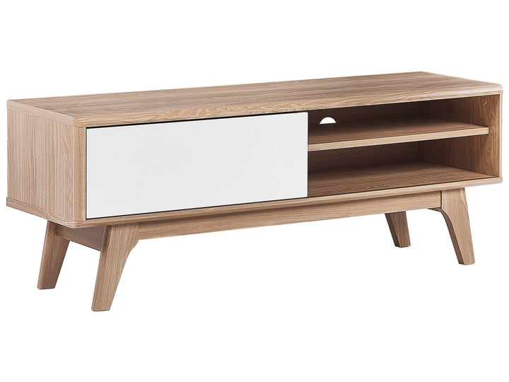 TV Stand Brown/ White Aronoff