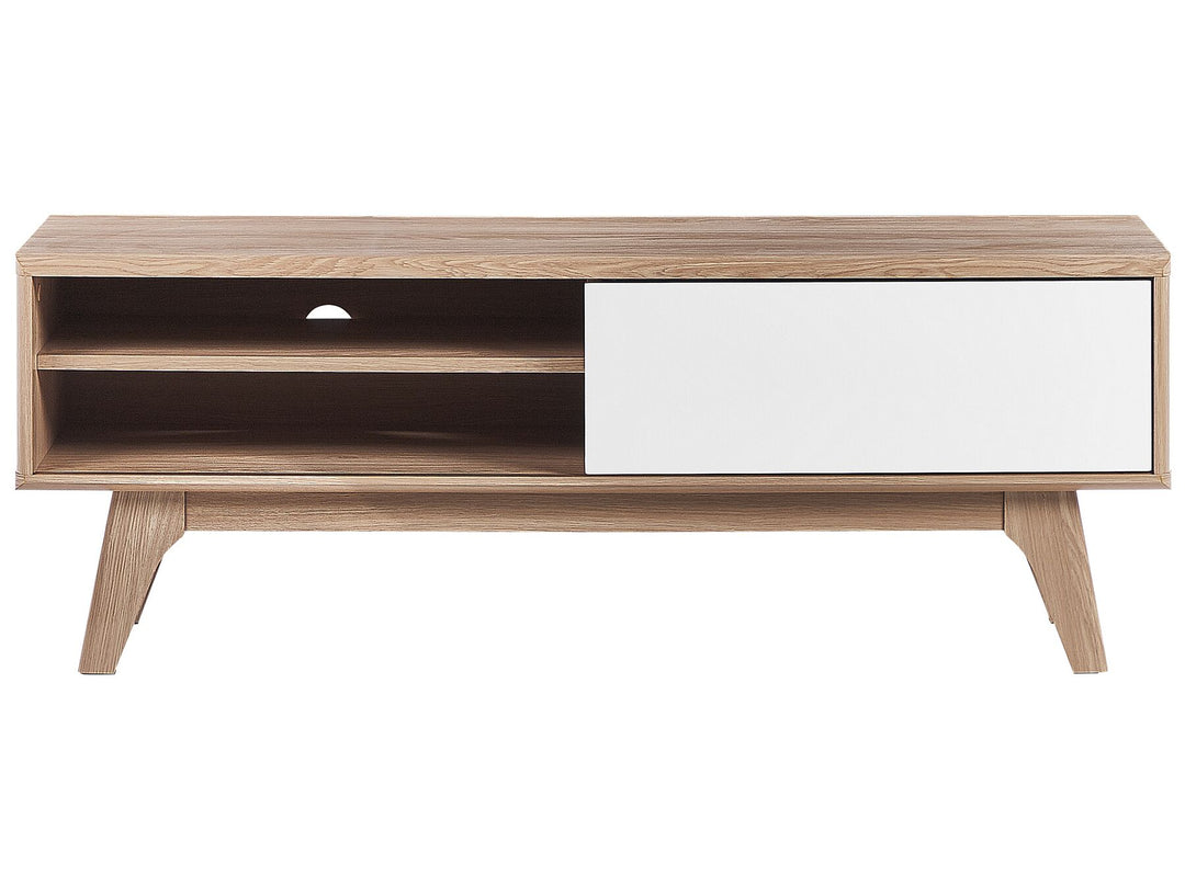 TV Stand Brown/ White Aronoff