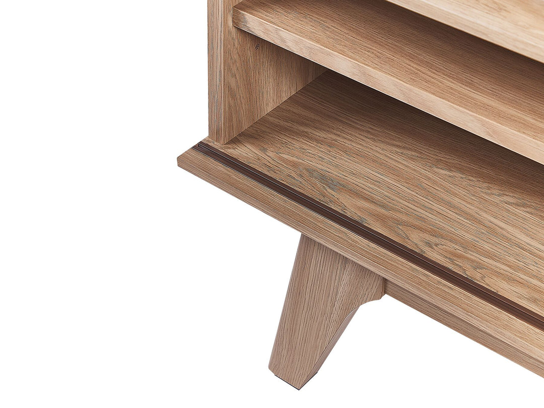 TV Stand Brown/ White Aronoff