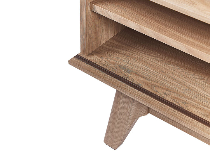 TV Stand Brown/ White Aronoff