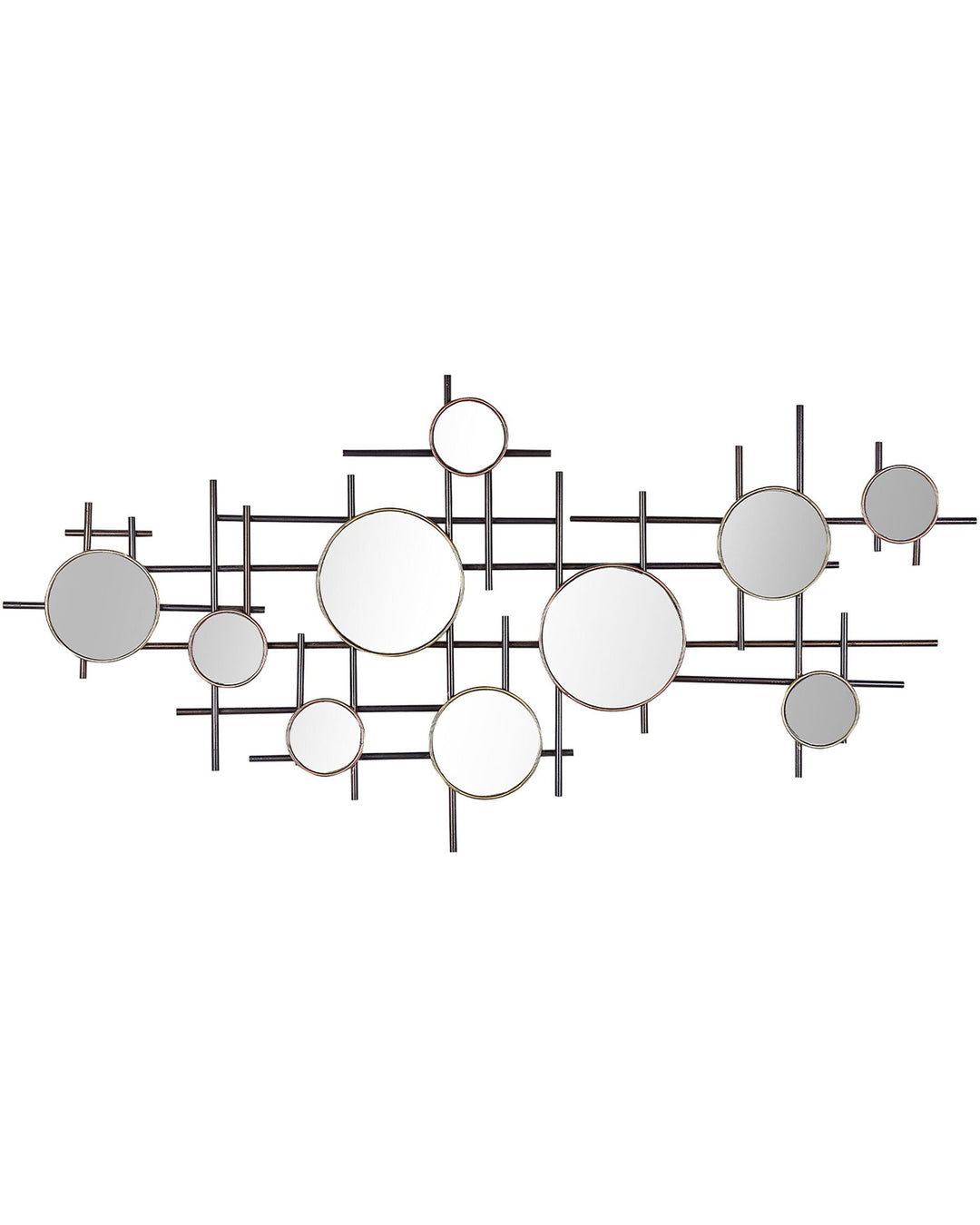 Ibos Wall Mirror Metal Black
