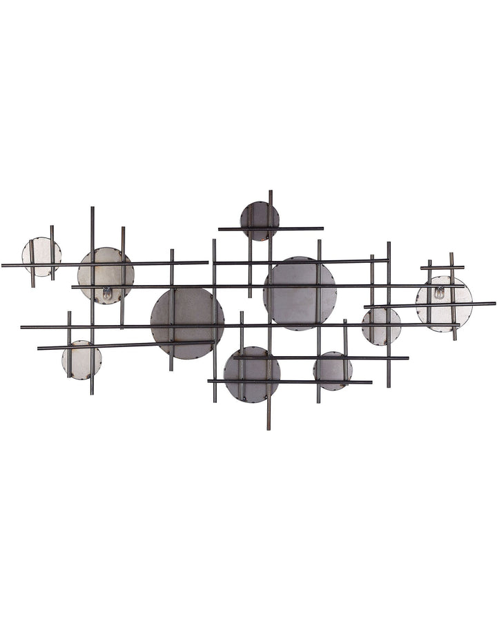 Ibos Wall Mirror Metal Black