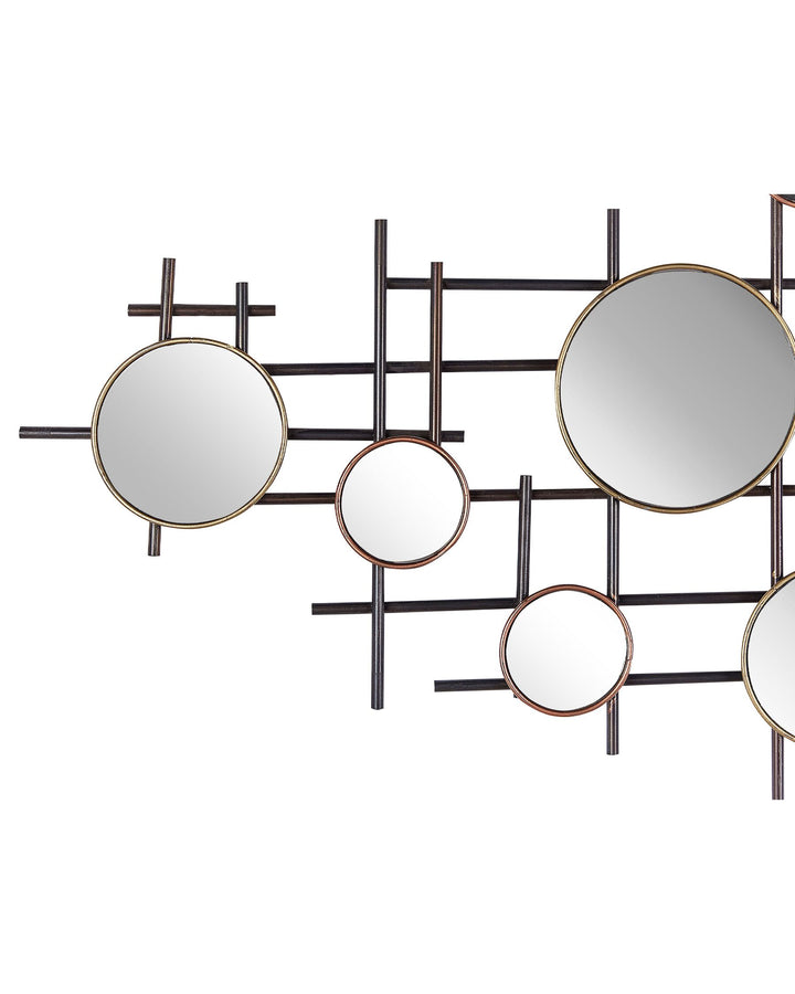 Ibos Wall Mirror Metal Black