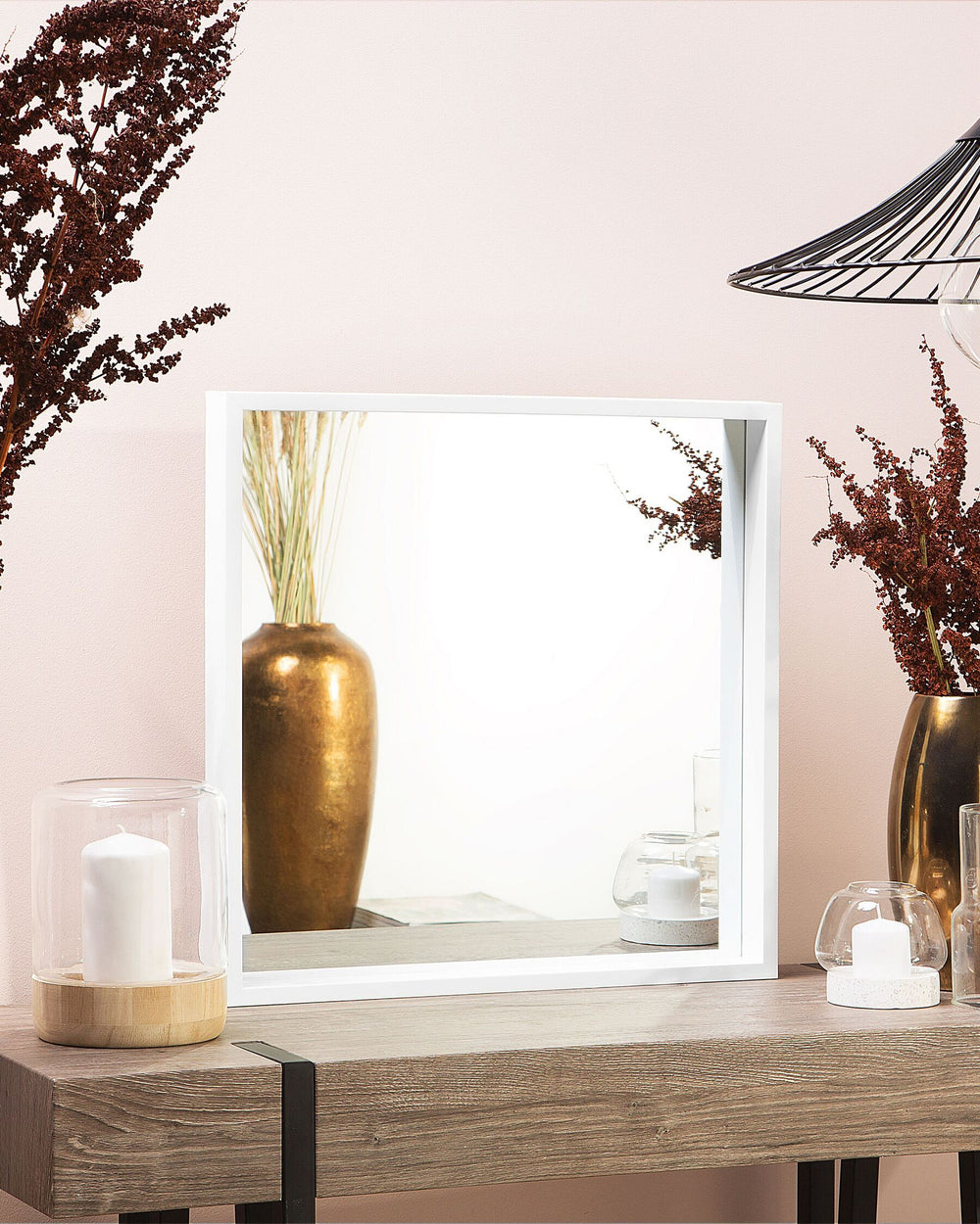 Brignoles Wall Mirror White
